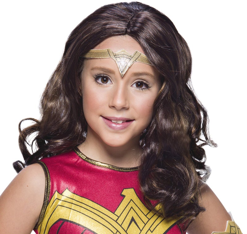Rubies DC Wonder Woman 1984: Wonder Woman Wig for Kids by Rubies, Girl's No Size - Image 3
